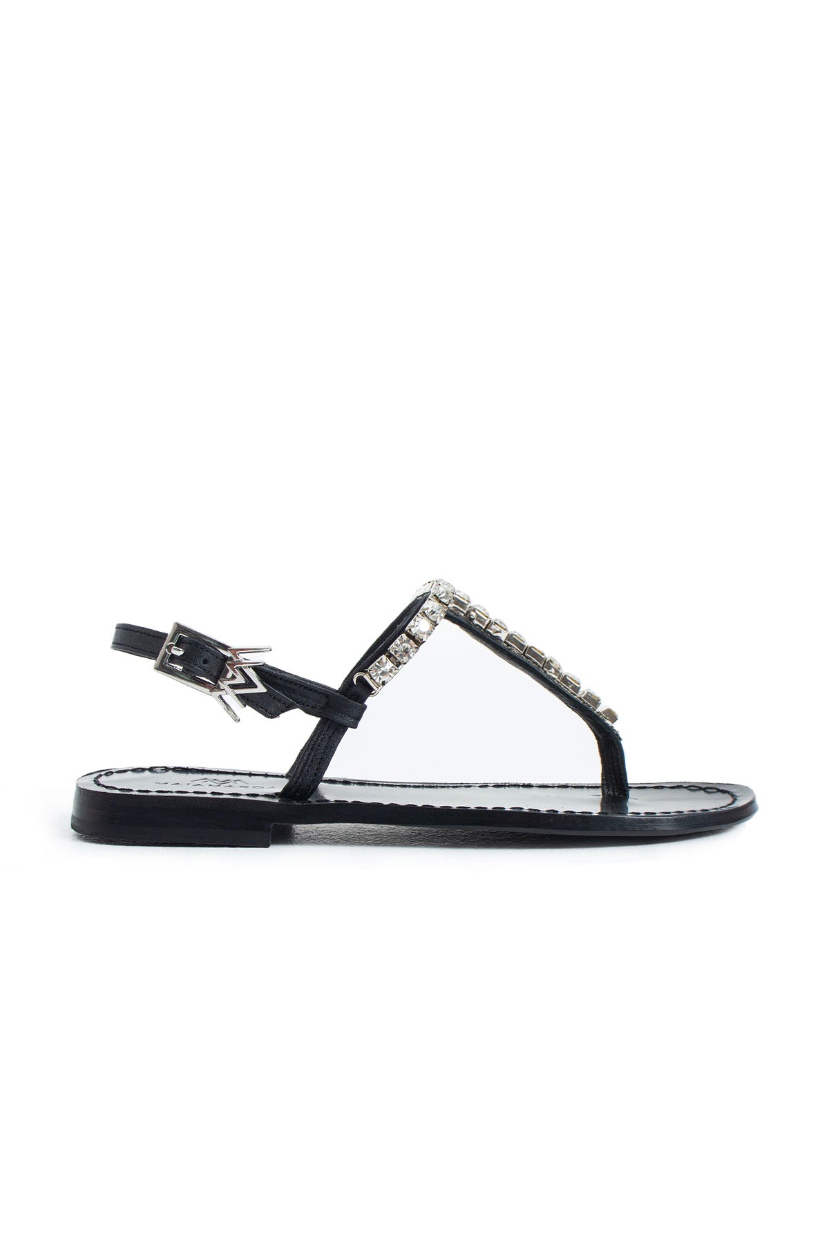 Maia Embellished Sandals - Blue