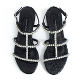 Tina Buckled Sandals - Black