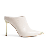 Marle Topuklu Terlik - Bej