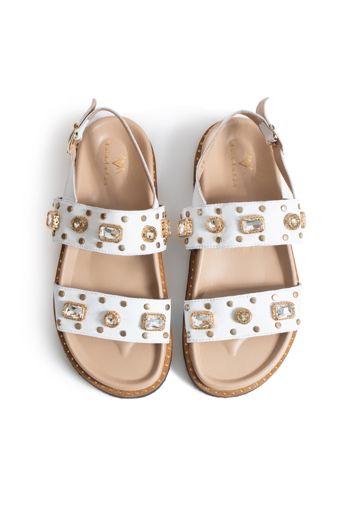 Aria Sandals - White