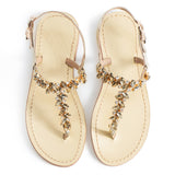 Maia Seven-Stone Sandal - Gold