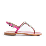 Maia Embellished Sandals - Blue