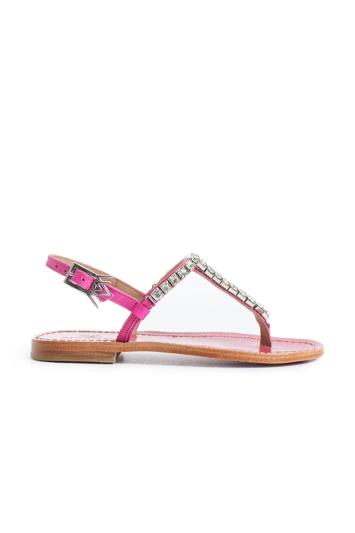 Maia Embellished Sandals - Blue
