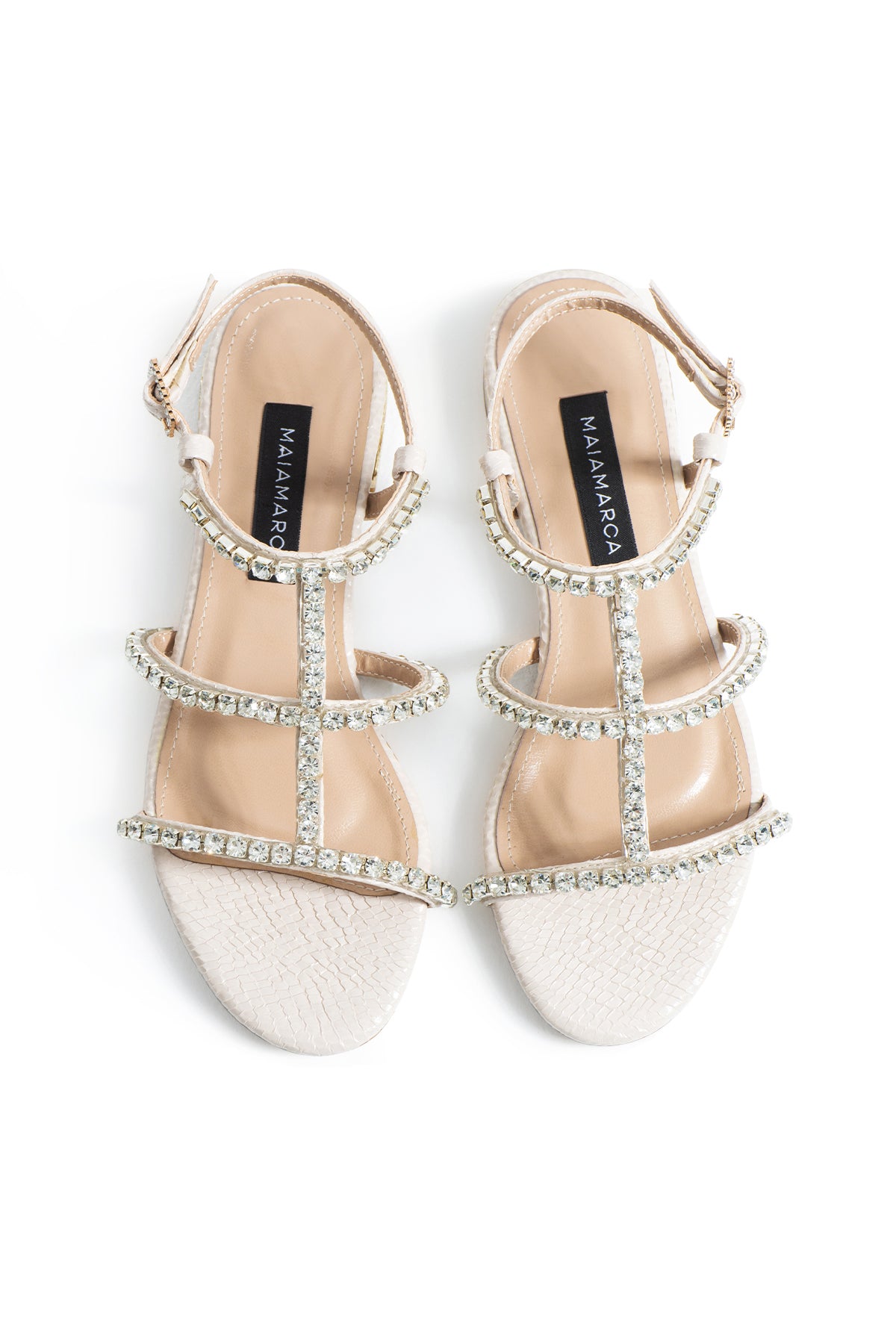 Tina Studded Sandal - Beige