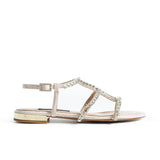 Tina Studded Sandal - Beige