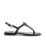 Maia Embellished Sandals - Blue