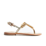 Maia Seven-Stone Sandal - Gold