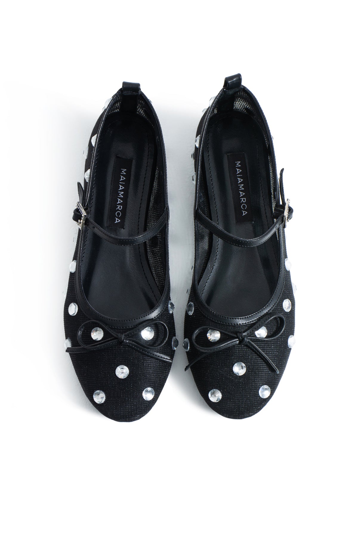 Lisa File Flats - Black