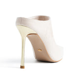 Marle Topuklu Terlik - Bej