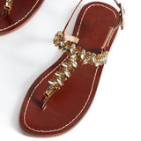 Maia Seven-Stone Sandals - Tan