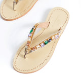 Jona Stone Slippers - Gold