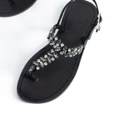 Maia Seven Stone Sandal - Anthracite