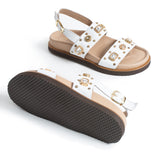 Aria Sandals - White