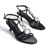 Norr Heeled Sandals - Black