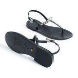 Maia Nova Embellished Sandals - Black