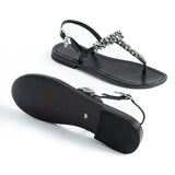 Maia Seven Stone Sandal - Anthracite