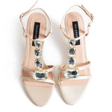 Norr Heeled Sandals - Beige