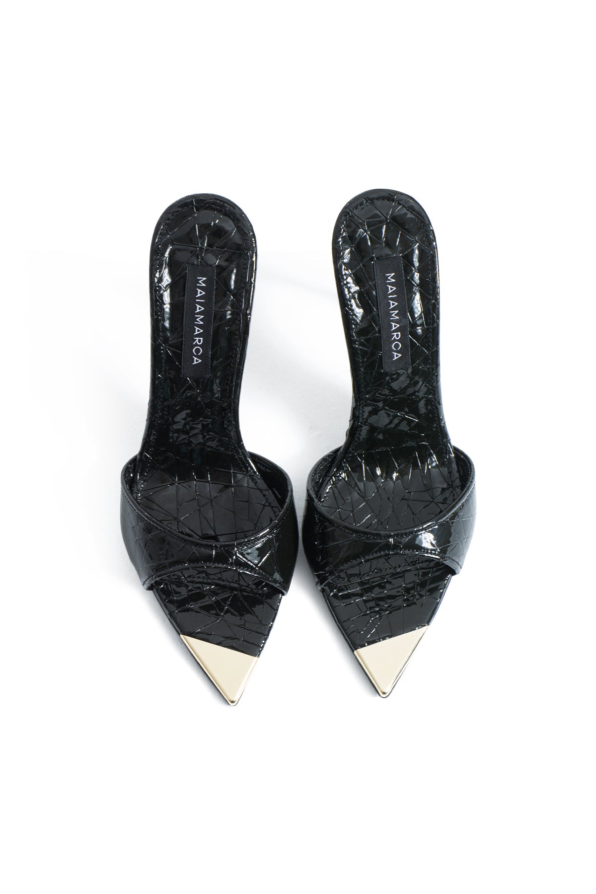 Elara Topuklu Terlik - Siyah