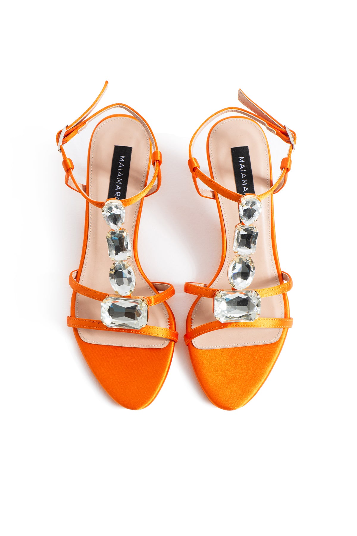 Norr Topuklu Sandalet - Turuncu