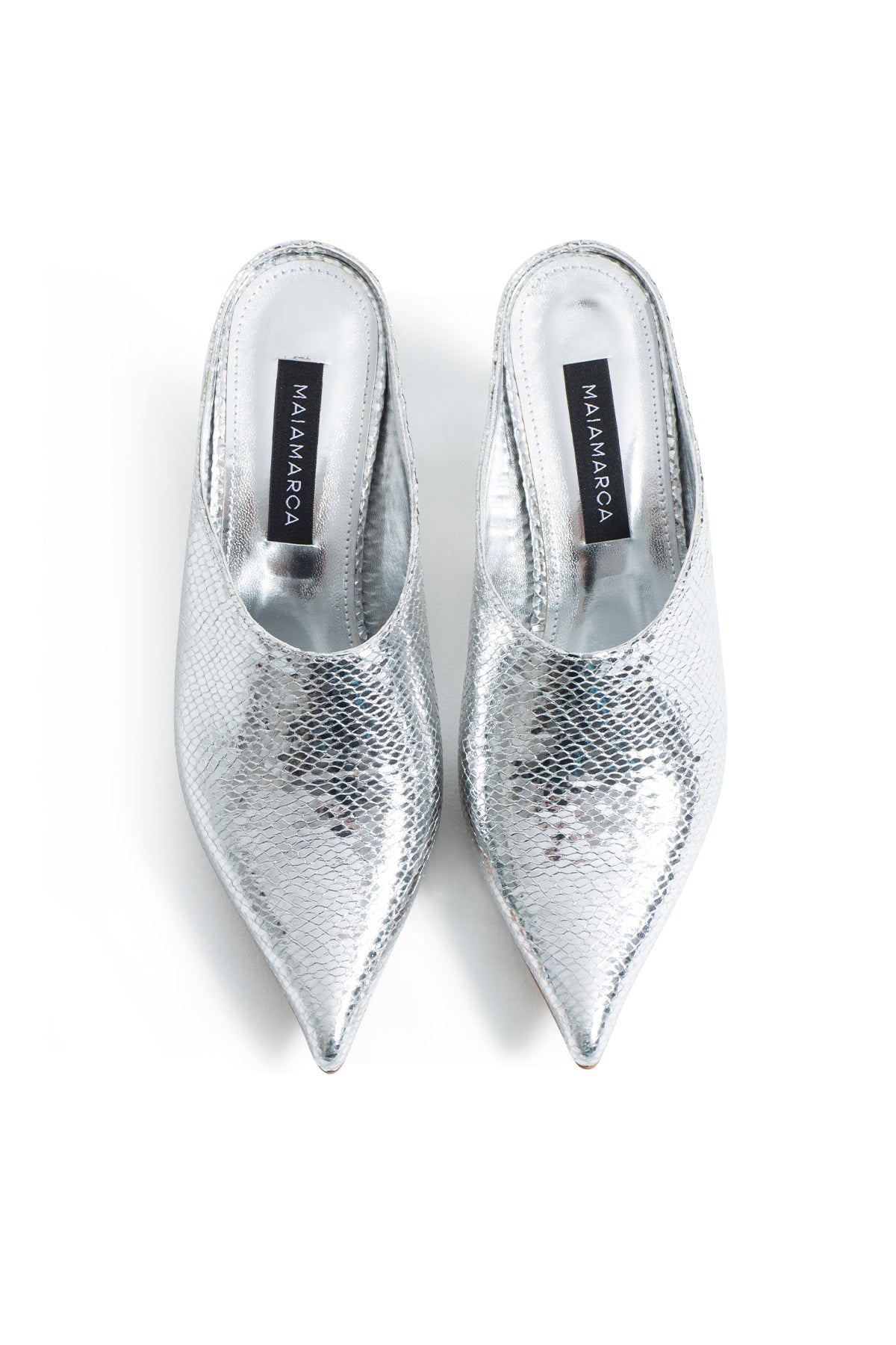 Jina Topuklu Terlik - Gümüş