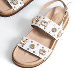 Aria Sandals - White