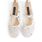 Lisa Mesh Ballerinas - Beige