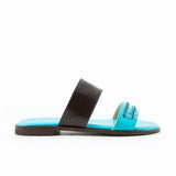 Maia Liva Crystal Slippers - Blue