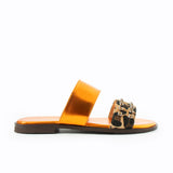 Maia Liva Crystal Slippers - Orange