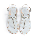 Maia Nova Crystal Sandals - Silver