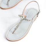 Maia Nova Crystal Sandals - Silver