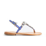 Maia Oria Crystal Sandals - Natural Purple