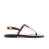 Maia Vega Taşlı Sandalet - Bordo