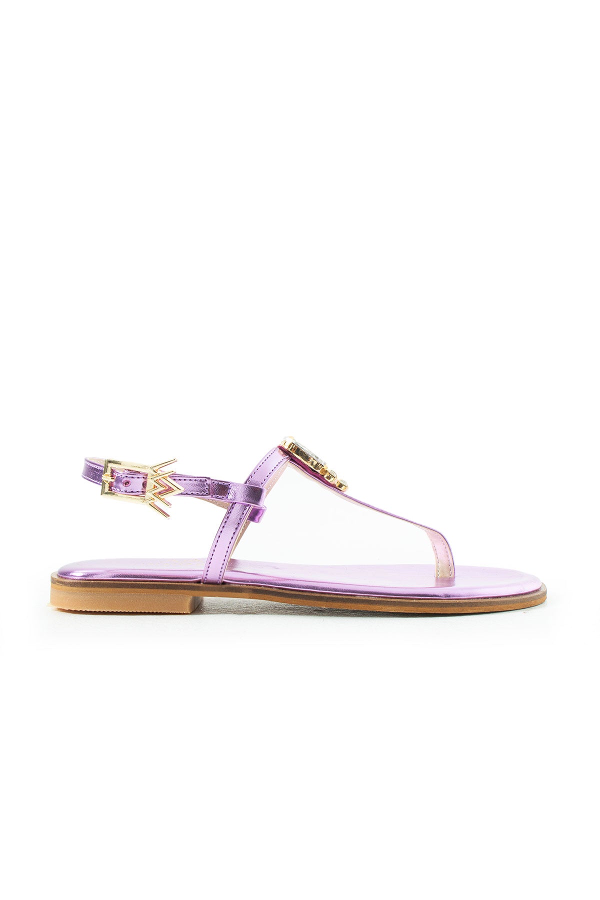 Maia Verga Crystal Sandals - Lilac