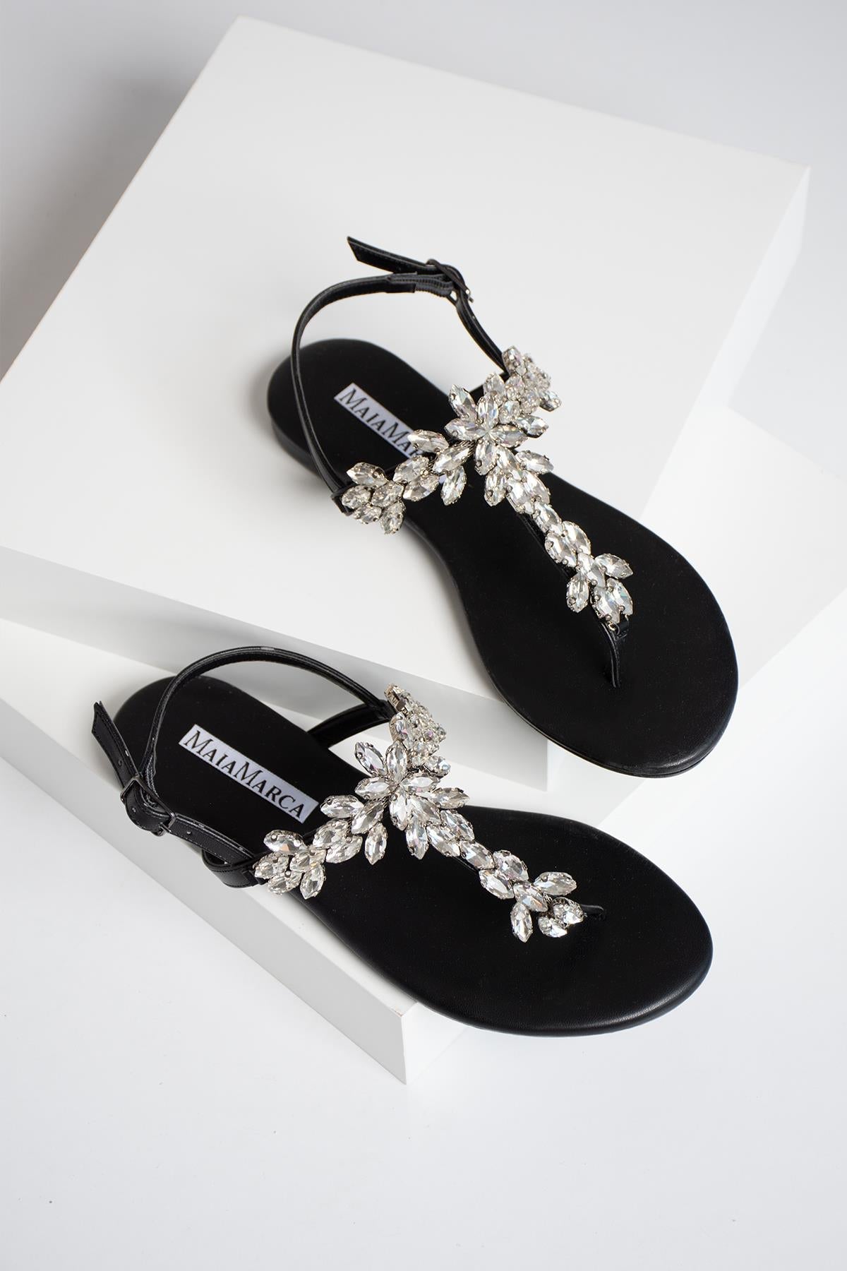 Istanbul Black Sandals